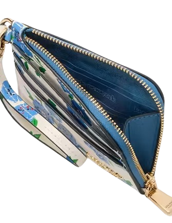Kate Spade New York Devin Springtime Card Case Wristlet Cream Multi