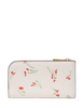 Kate Spade New York Devin Vibrant Buds Bifold Wallet Cream