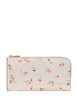 Kate Spade New York Devin Vibrant Buds Zip Around Continental Wallet Cream