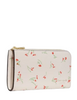 Kate Spade New York Devin Vibrant Buds Zip Around Continental Wallet Cream