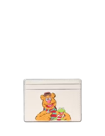 Kate Spade New York Disney X Kate Spade New York Muppets Small Slim Card Holder Parchment