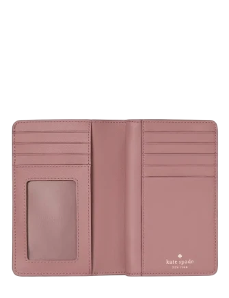 Kate Spade New York Dottie Poodle Medium Bifold Wallet Dusk Rose