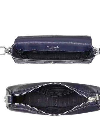 Kate Spade New York Double Up Daisy Dot Crossbody Parisian Navy
