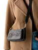 Kate Spade New York Duet Floral Applique Small Crossbody Black