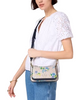Kate Spade New York Duet Spade Flower Floral Crossbody Blazer Blue Multi