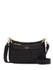 Kate Spade New York Duet Spade Flower Quilted Nylon Crossbody Black
