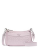 Kate Spade New York Duet Spade Flower Quilted Nylon Crossbody Pale Amethyst