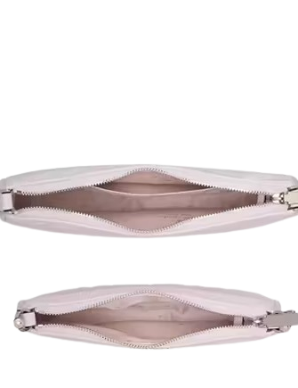 Kate Spade New York Duet Spade Flower Quilted Nylon Crossbody Pale Amethyst