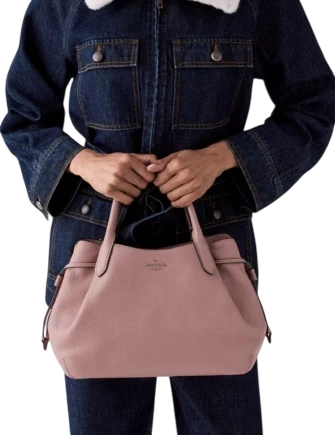 Kate Spade New York Dumpling Large Satchel Bag Dusk Rose