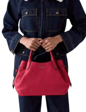 Kate Spade New York Dumpling Large Satchel Bag Red Jam
