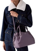 Kate Spade New York Dumpling Large Satchel Bag Smoky Amethyst 