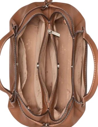 Kate Spade New York Dumpling Large Satchel Bag Warm Gingerbread
