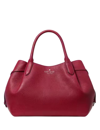 Kate Spade New York Dumpling Large Satchel Red Jam