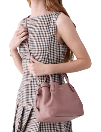 Kate Spade New York Dumpling Satchel Bag Dusk Rose