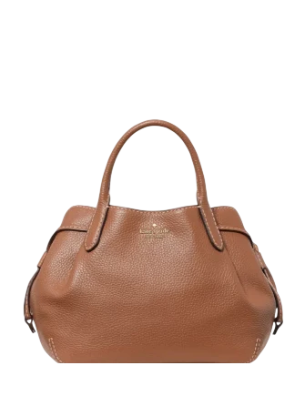 Kate Spade New York Dumpling Satchel Bag Warm Gingerbread