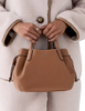 Kate Spade New York Dumpling Satchel Bag Warm Gingerbread