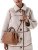 Kate Spade New York Dumpling Satchel Bag Warm Gingerbread