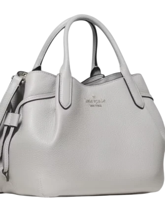 Kate Spade New York Dumpling Small Satchel Platinum Grey