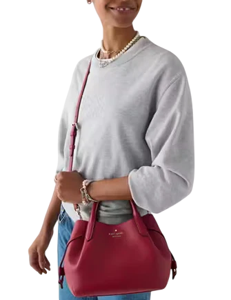 Kate Spade New York Dumpling Small Satchel Red Jam