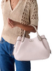 Kate Spade New York Dumpling Snake Embossed Large Satchel Bag  Shimmer Pink 