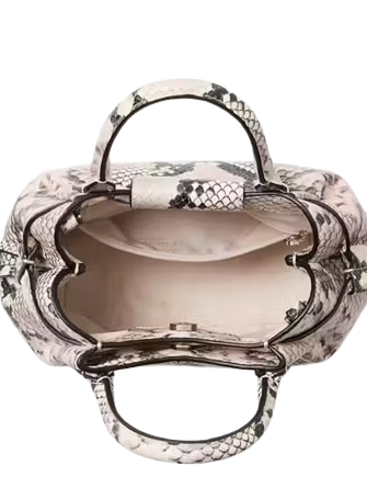 Kate Spade New York Dumpling Snake Embossed Mini Satchel