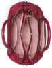 Kate Spade New York Dumpling Suede Large Satchel Bag Red Jam