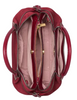 Kate Spade New York Dumpling Suede Satchel Bag Red Jam
