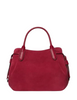Kate Spade New York Dumpling Suede Satchel Bag Red Jam