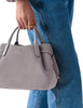 Kate Spade New York Dumpling Suede Small Satchel Hare Grey 