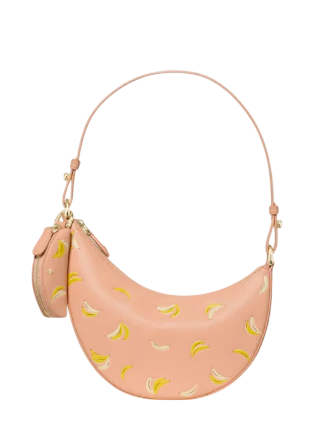 Kate Spade New York Duo Banana Mini Shoulder Bag Light Cantaloupe