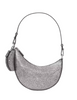 Kate Spade New York Duo Metallic Dot Suede Mini Shoulder Bag Hot Fudge Metallic
