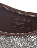 Kate Spade New York Duo Metallic Dot Suede Mini Shoulder Bag Hot Fudge Metallic