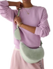 Kate Spade New York Duo Shearling Crossbody Bag Mint Frosting