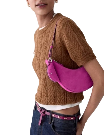 Kate Spade New York Duo Suede Mini Shoulder Bag Beet