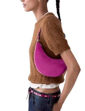 Kate Spade New York Duo Suede Mini Shoulder Bag Beet