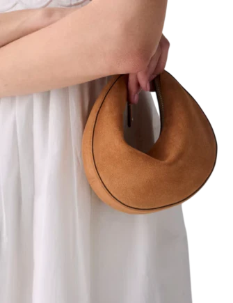 Kate Spade New York Duo Suede Mini Shoulder Bag Garden Soil