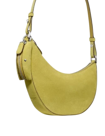 Kate Spade New York Duo Suede Mini Shoulder Bag Laurel Leaf