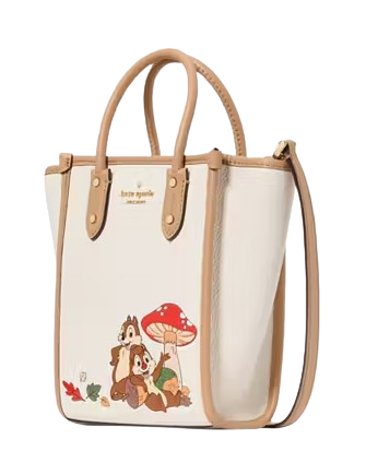 Kate Spade New York Ella Disney X KSNY Chip N Dale Mini Tote  Meringue 