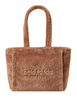 Kate Spade New York Ella Shearling Fur Large Tote Bag Light Fawn