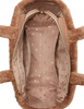 Kate Spade New York Ella Shearling Fur Large Tote Bag Light Fawn