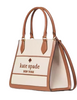 Kate Spade New York Ellie Canvas Small Tote Warm Gingerbread