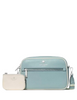 Kate Spade New York Emma Colorblock Pebbled Leather Large Crossbody  Aventurine 