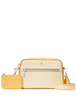 Kate Spade New York Emma Colorblock Pebbled Leather Large Crossbody  Buttermilk Glaze 