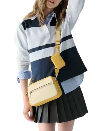 Kate Spade New York Emma Colorblock Pebbled Leather Large