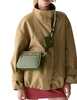 Kate Spade New York Emma Colorblock Pebbled Leather Large Crossbody Enchanted Green