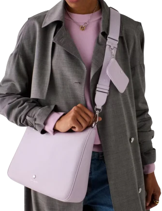 Kate Spade New York Emma Large Crossbody Bag Light Frozen Lilac