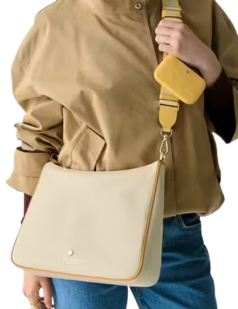 Kate Spade New York Emma Large Crossbody  Buttermilk Glaze 