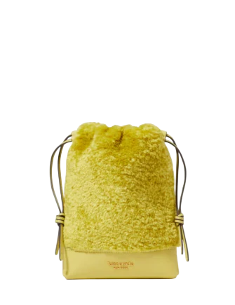Kate Spade New York Eva Faux Shearling Bucket Phone Crossbody