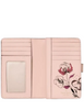 Kate Spade New York Floral Interior Medium Bifold Wallet Grenache