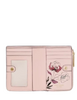 Kate Spade New York Floral Interior Small L-zip Wallet Grenache
